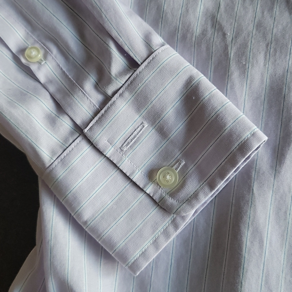 Land's End No Iron Supima Shirt 4 EUC - Picture 5 of 7